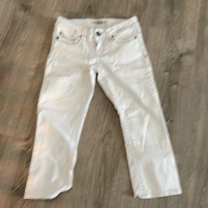 White Hydraulic Capris